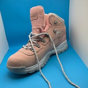 Pink Columbia suede waterproof hiking boots - new never worn WOT , size USA 9.5